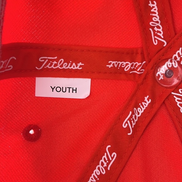 Titleist Pro V1 Golf Hat - ORANGE - YOUTH - Picture 3 of 3